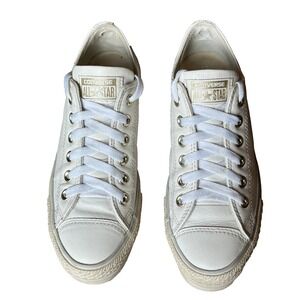 Converse All Star Tan Ox Leather Platform Sneaker Women 7 UK 5 EU 37.5‎